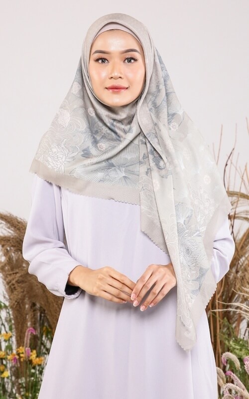 Jilbab Segiempat Full Motif