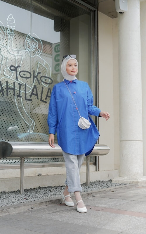 Kemeja Panjang Model Tunik