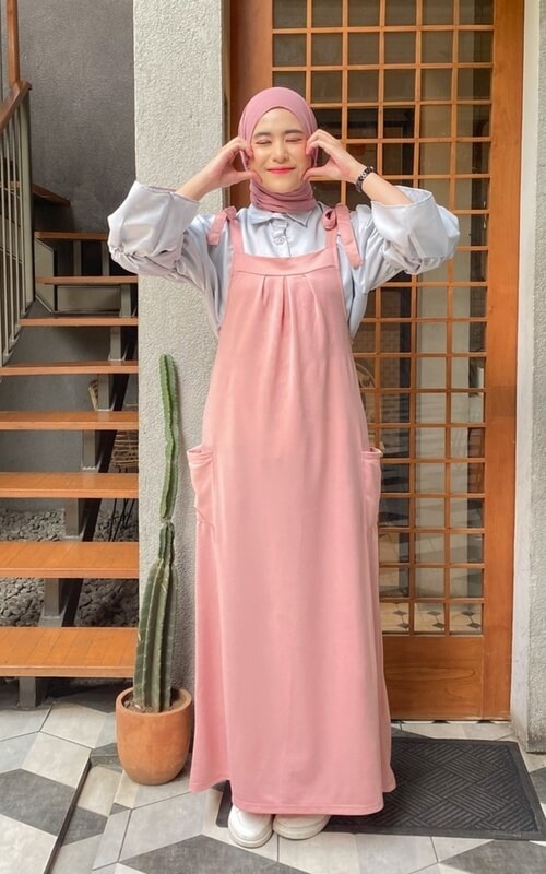 OOTD Baju Kodok Pink