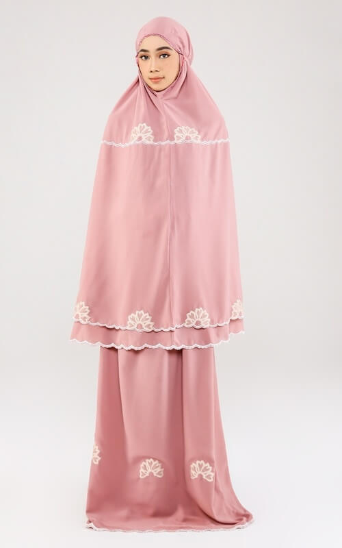 Mukena Warna Dusty Pink