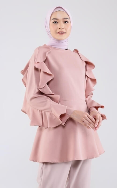 Blus Ruffle Elegan