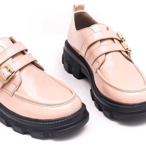 Loafers Pink with Strap