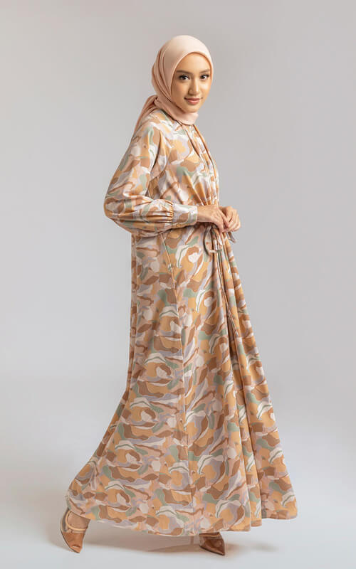 Gamis Kajian Full Motif