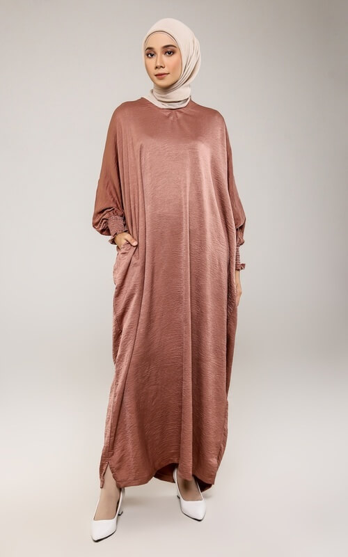 Kaftan Coklat ala Cewek Bumi