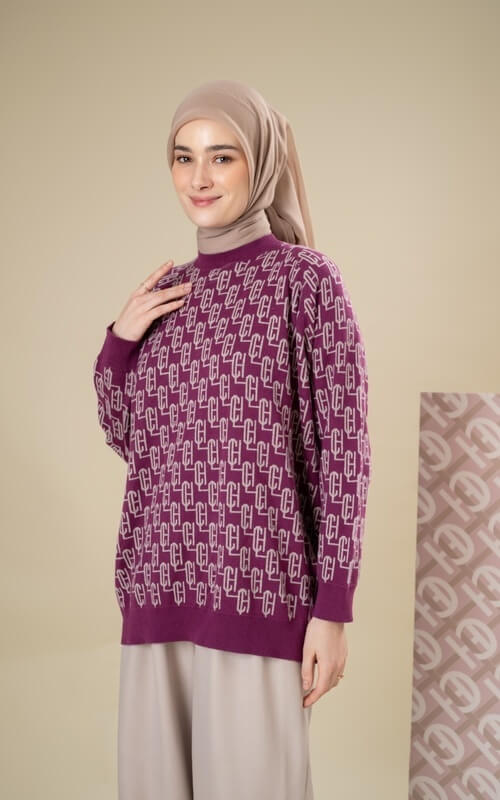 Sweater Rajut Motif Terbaru