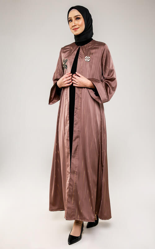 Long Dress Outer Coklat