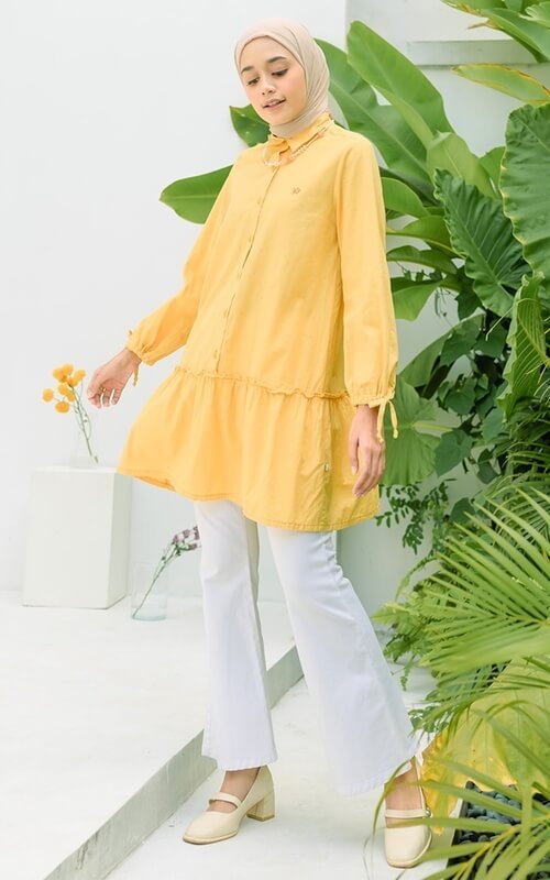 Outfit Cherfull Warna Kuning