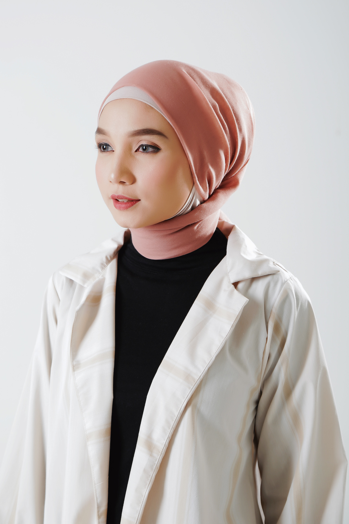 tutorial hijab segi empat untuk olahraga