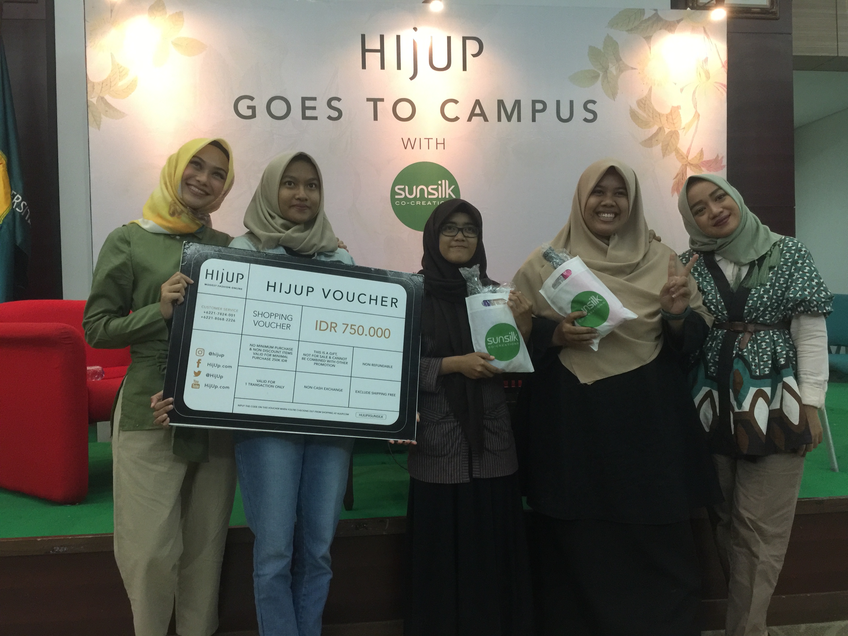 HIJUP Goes To Campus with Sunsilk At Universitas Negeri Jakarta