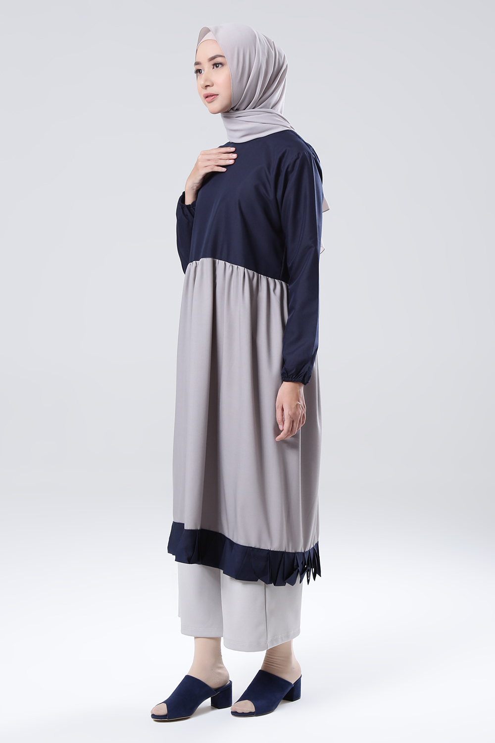 Baju Untuk Ibu Hamil - Two Tone Tunic