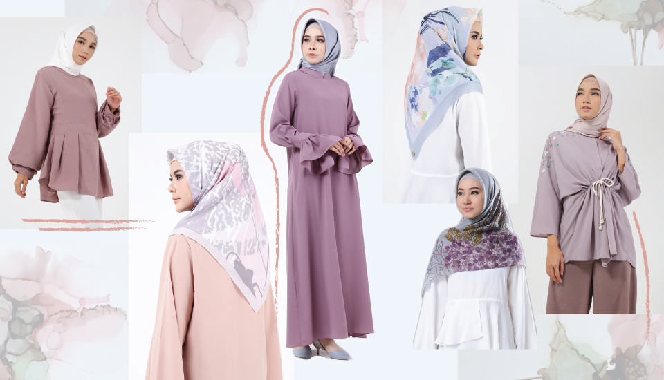 Warna Jilbab Yang Cocok Untuk Baju Dusty Pink