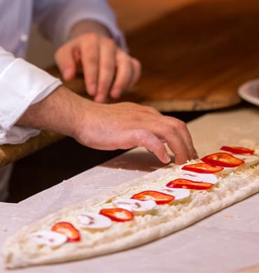 Met de hand bereid met veel liefde en verse, lokale ingrediënten