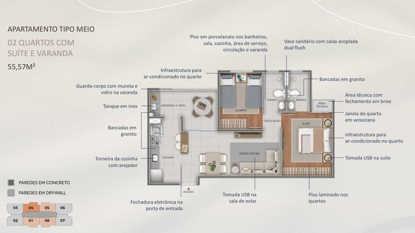 Apartamento, 3 quartos, 65 m² - Foto 17