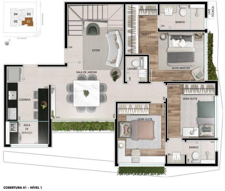 Apartamento, 3 quartos, 91 m² - Foto 3