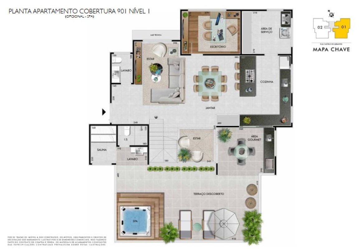 Cobertura, 5 quartos, 266 m² - Foto 1