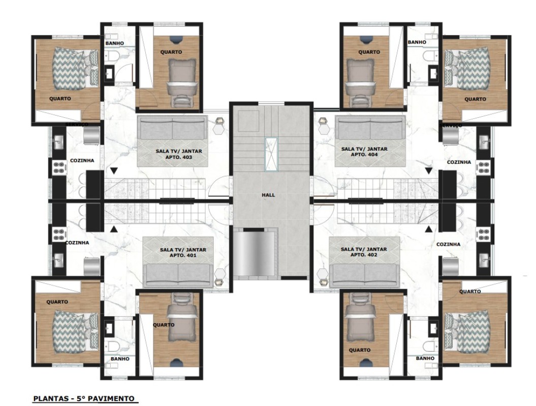 Cobertura, 2 quartos, 87 m² - Foto 10