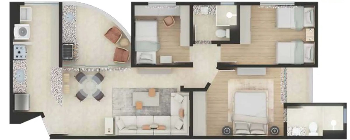 Cobertura, 3 quartos, 157 m² - Foto 7