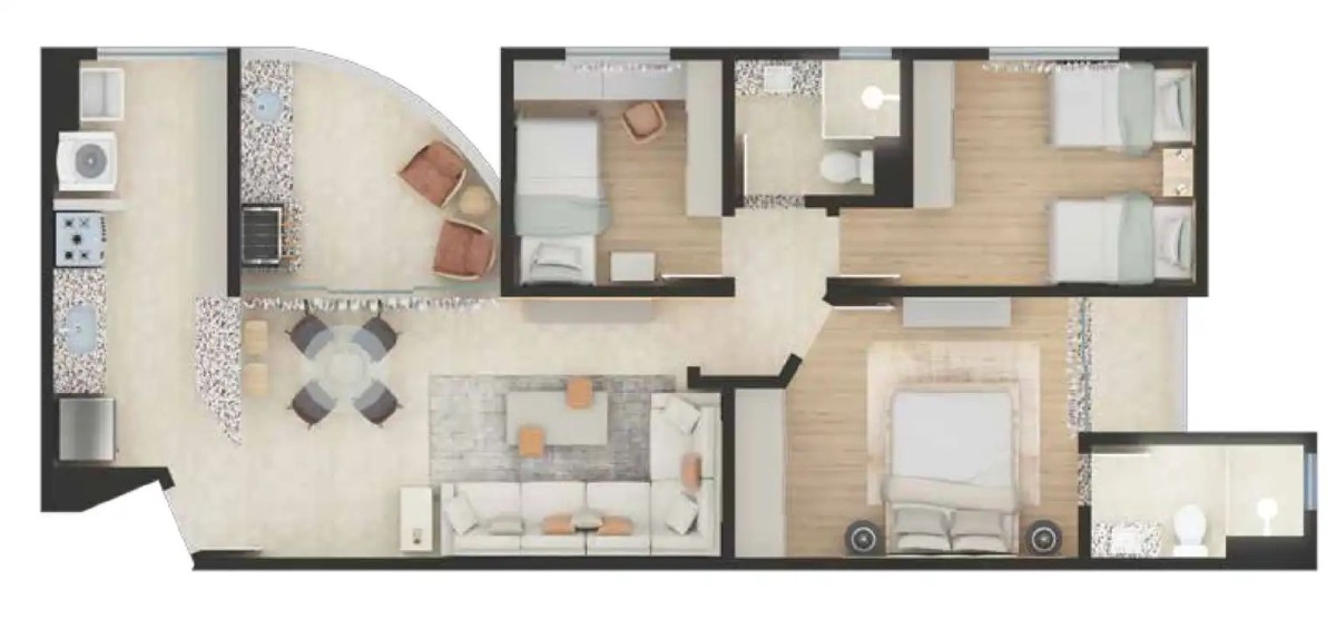 Cobertura, 3 quartos, 157 m² - Foto 8