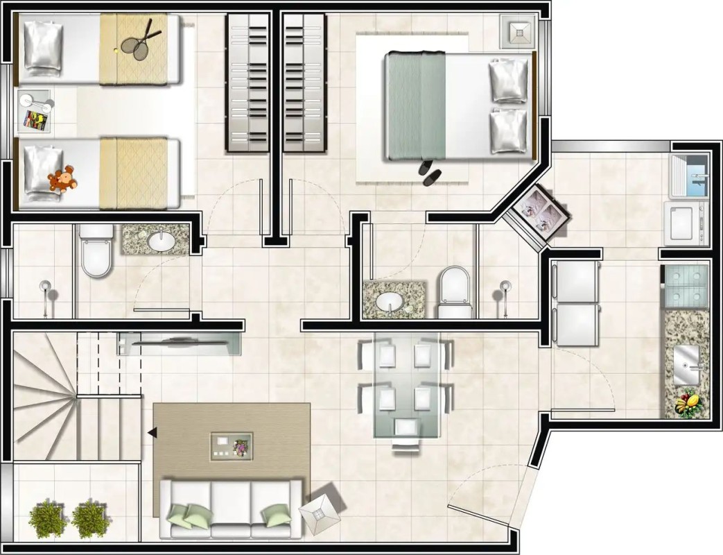 Cobertura, 2 quartos, 100 m² - Foto 16