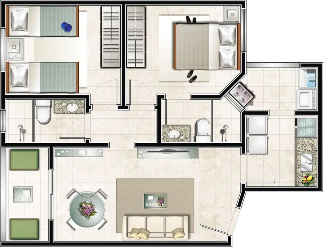 Cobertura, 2 quartos, 100 m² - Foto 15