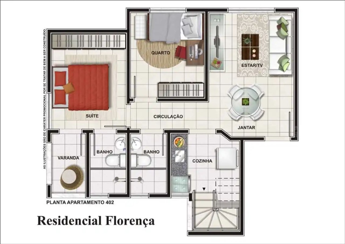 Cobertura, 2 quartos, 106 m² - Foto 9