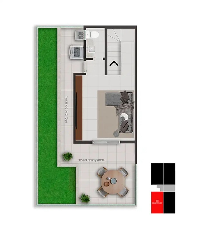 Cobertura, 2 quartos, 141 m² - Foto 11