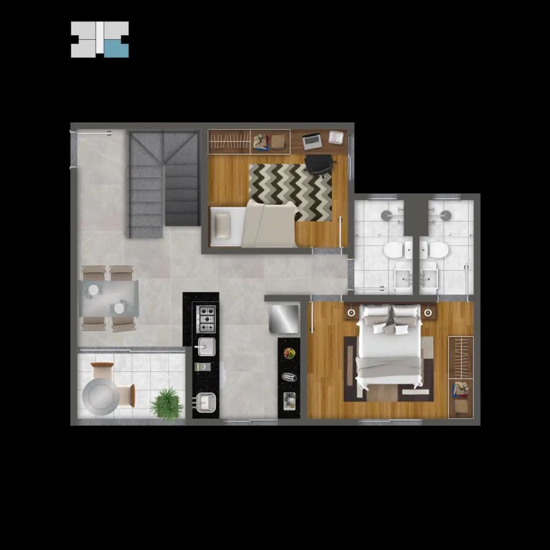 Cobertura, 2 quartos, 113 m² - Foto 9