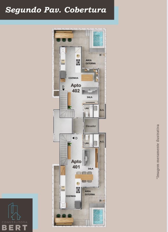 Cobertura, 4 quartos, 150 m² - Foto 2