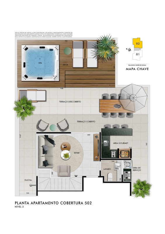 Cobertura, 3 quartos, 204 m² - Foto 5
