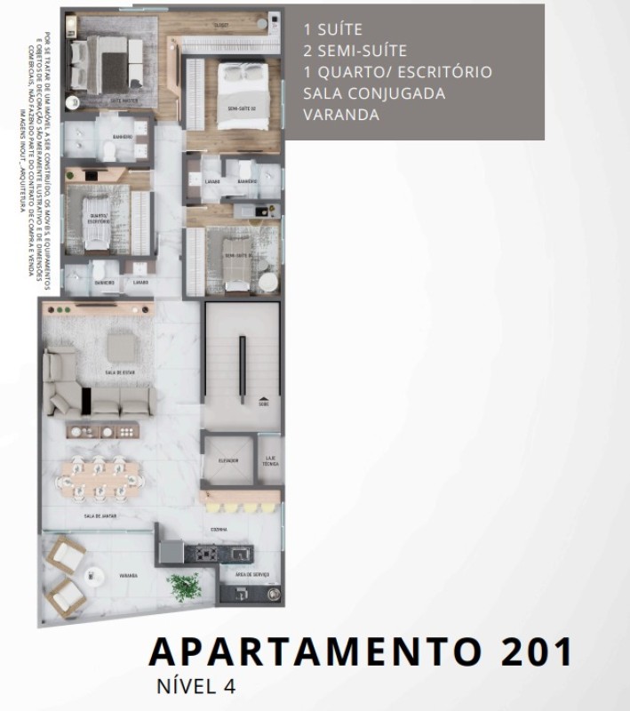 Apartamento, 4 quartos, 253 m² - Foto 4