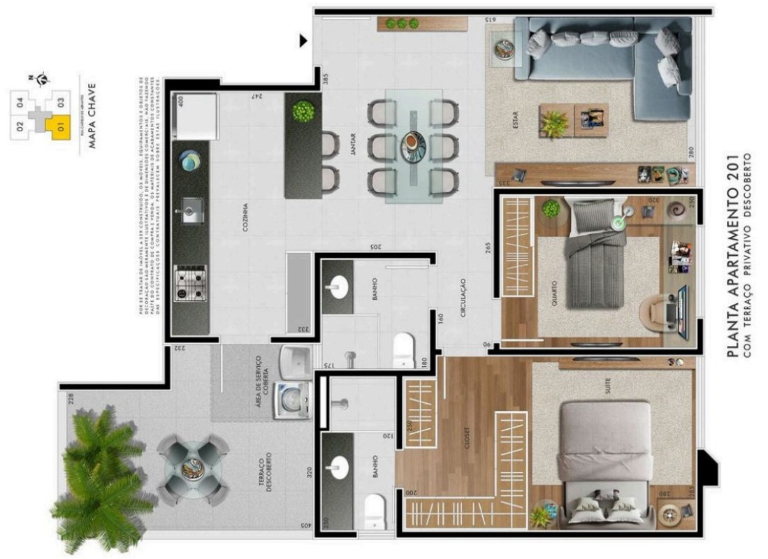 Cobertura, 2 quartos, 132 m² - Foto 11