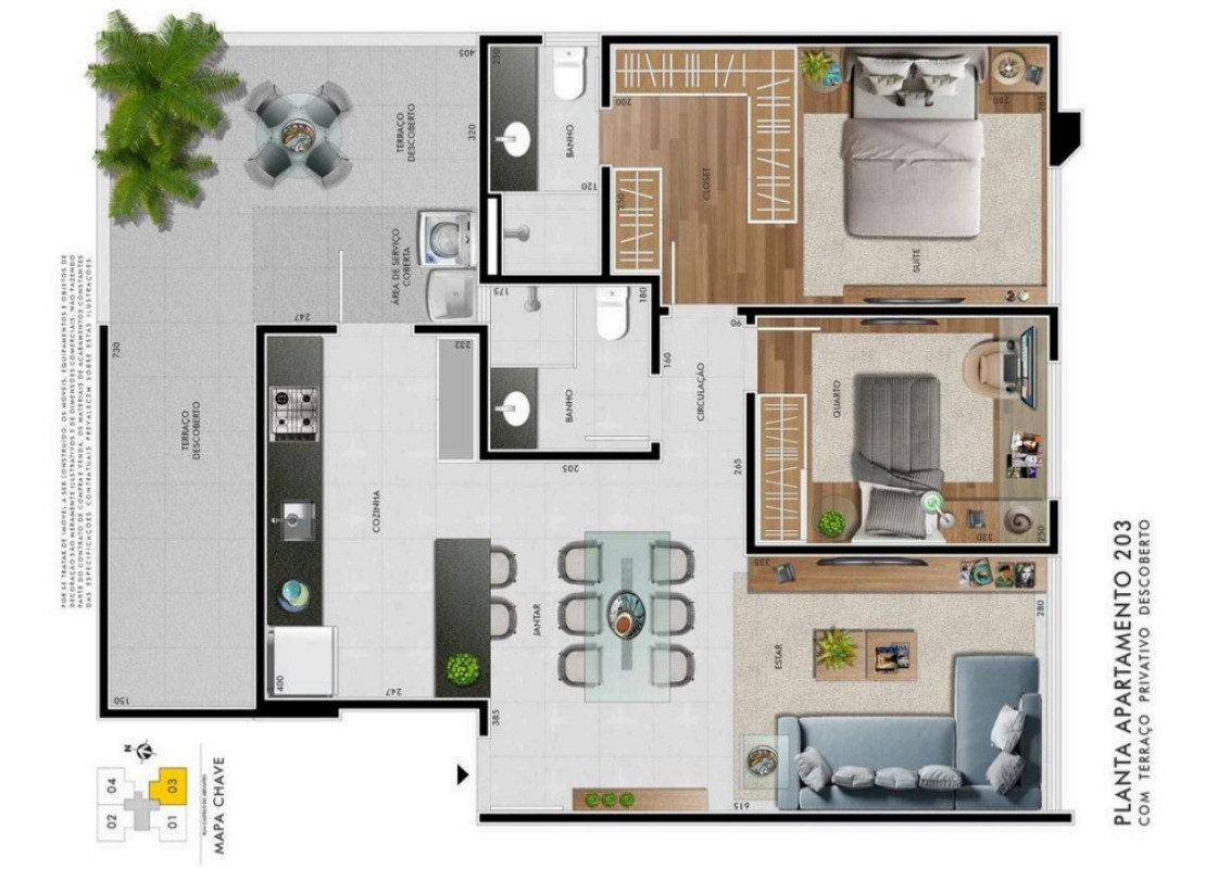 Cobertura, 2 quartos, 132 m² - Foto 9