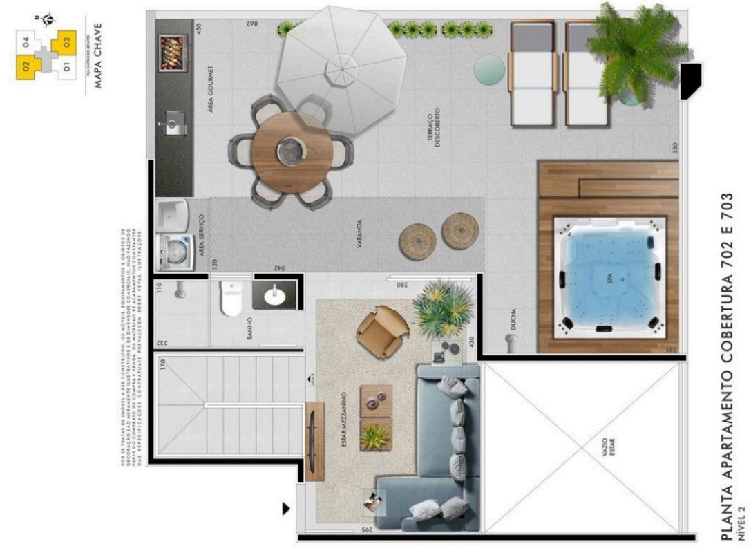 Cobertura, 2 quartos, 132 m² - Foto 17