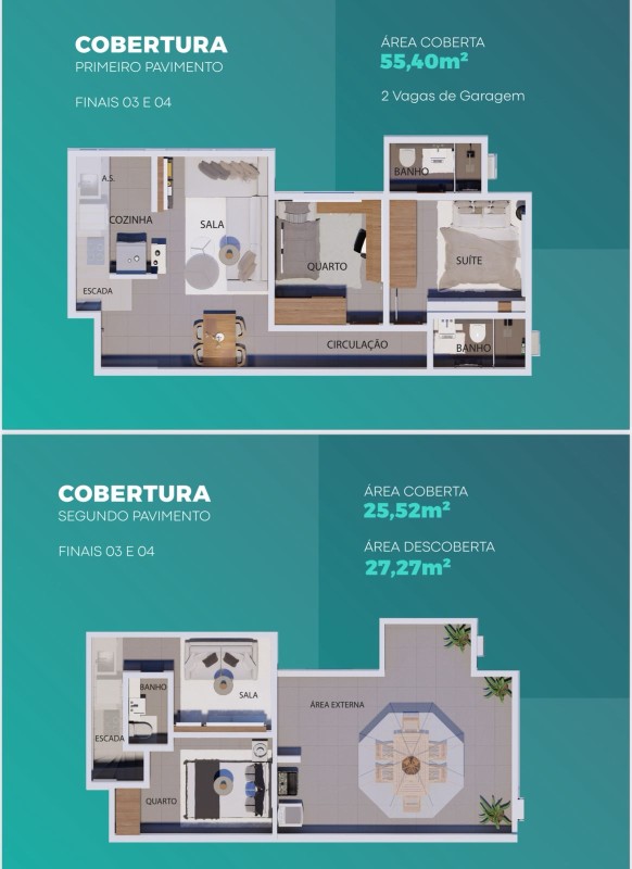 Cobertura, 3 quartos, 12 m² - Foto 10