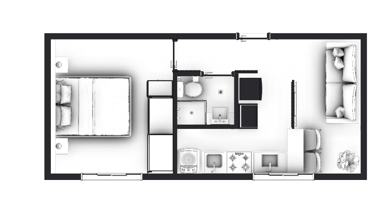 Apartamento, 1 quarto, 47 m² - Foto 23