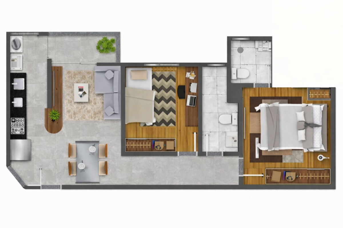 Apartamento, 2 quartos, 93 m² - Foto 7