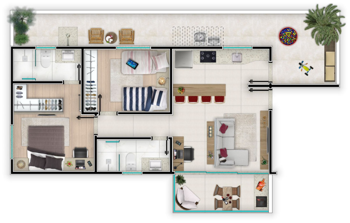 Apartamento, 2 quartos, 91 m² - Foto 10