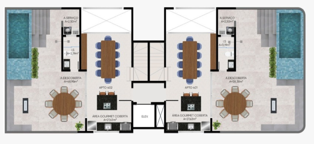Cobertura, 3 quartos, 144 m² - Foto 7