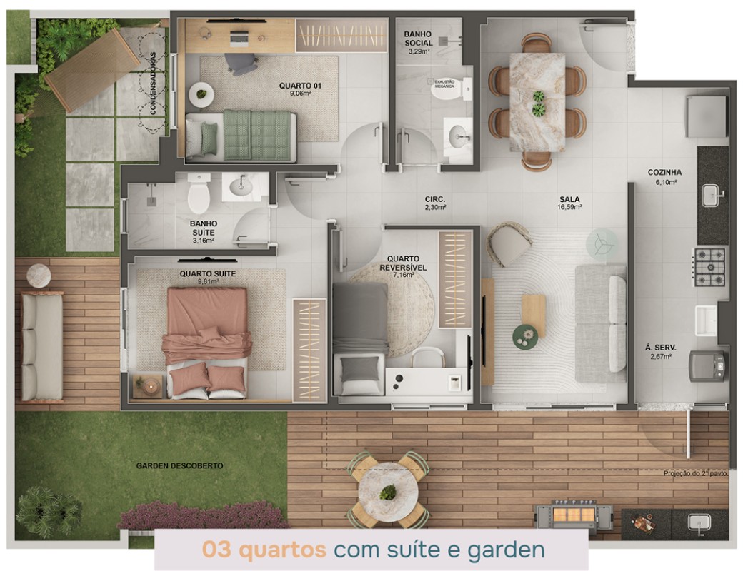 Apartamento, 2 quartos, 60 m² - Foto 23