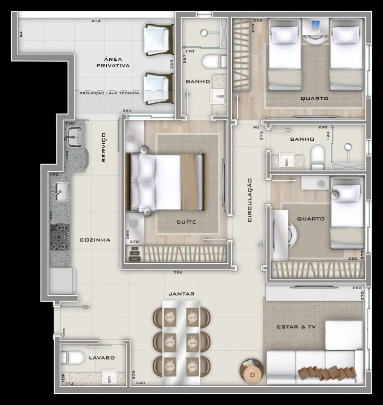 Apartamento, 3 quartos, 79 m² - Foto 16