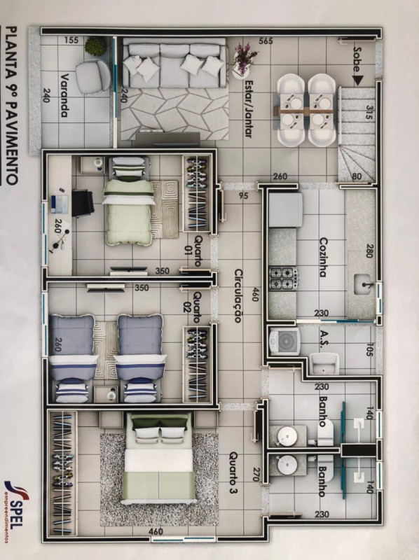 Apartamento, 3 quartos, 80 m² - Foto 7
