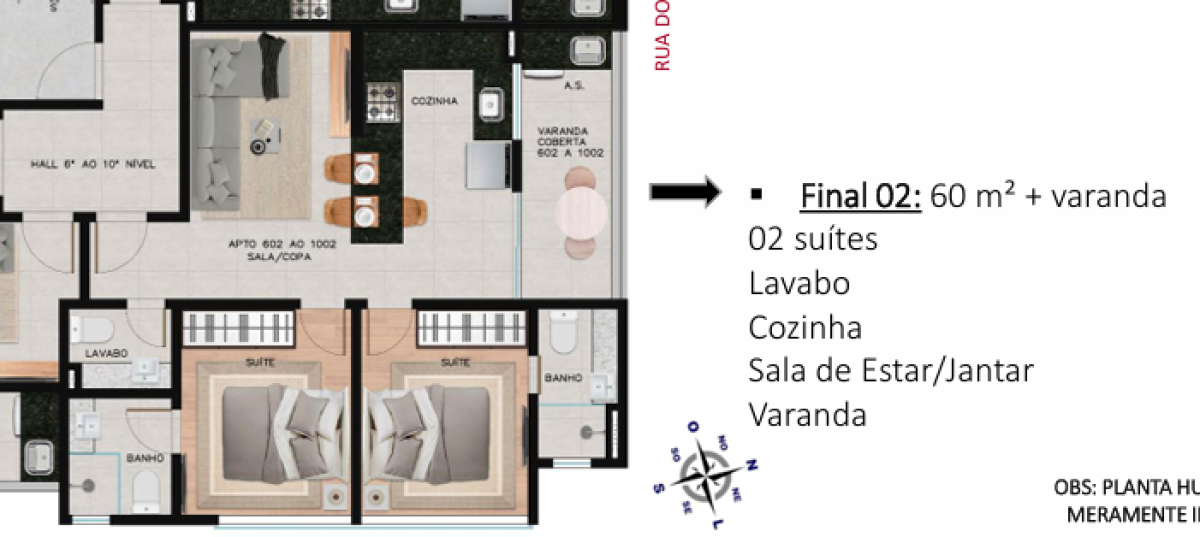 Apartamento, 2 quartos, 60 m² - Foto 8