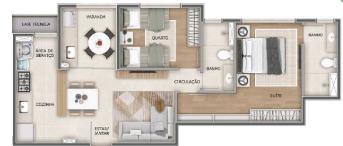 Apartamento, 3 quartos, 74 m² - Foto 11