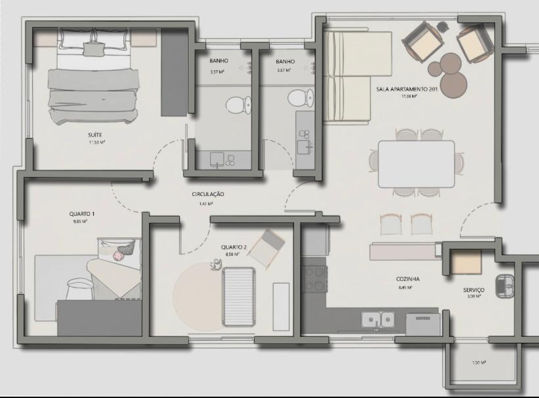 Apartamento, 2 quartos, 80 m² - Foto 25