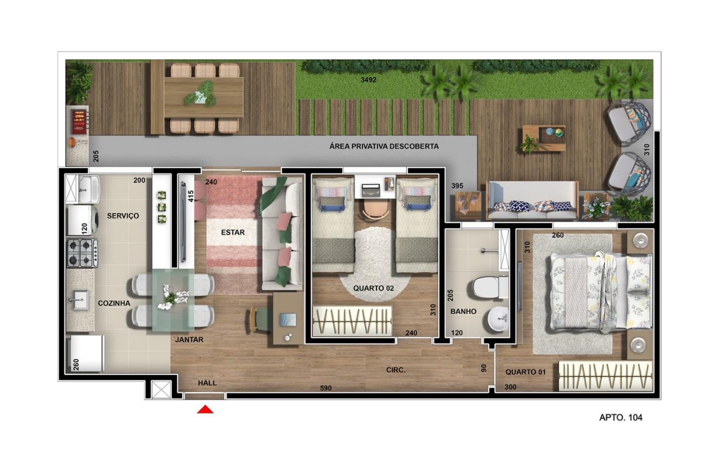 Apartamento, 2 quartos, 48 m² - Foto 13