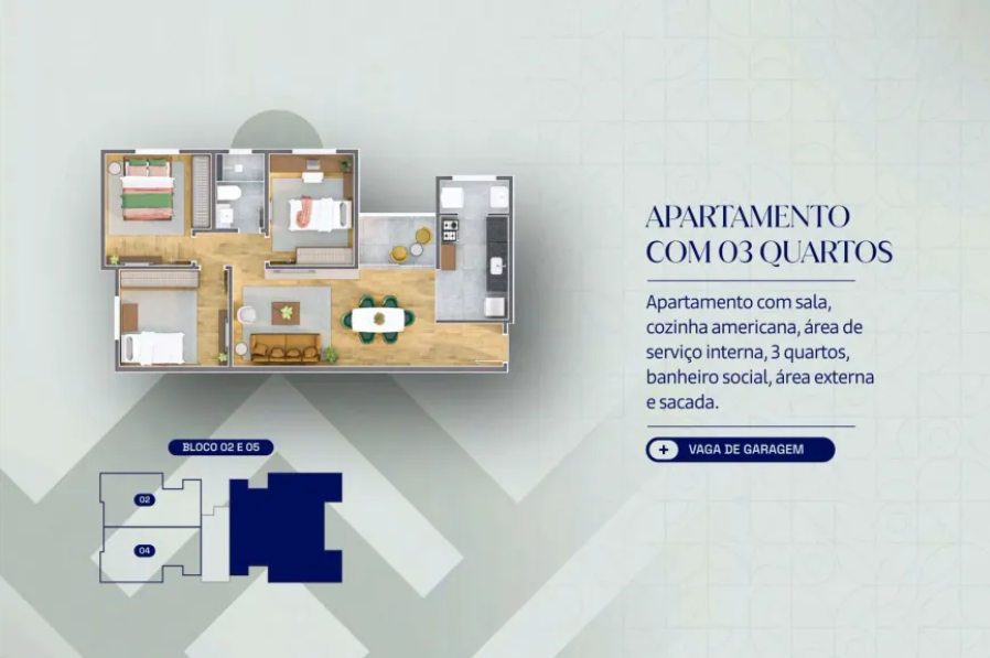 Apartamento, 2 quartos, 52 m² - Foto 9