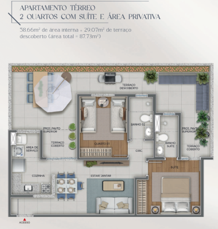Apartamento, 3 quartos, 71 m² - Foto 9