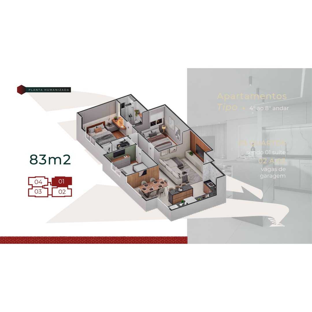 Apartamento, 3 quartos, 83 m² - Foto 13