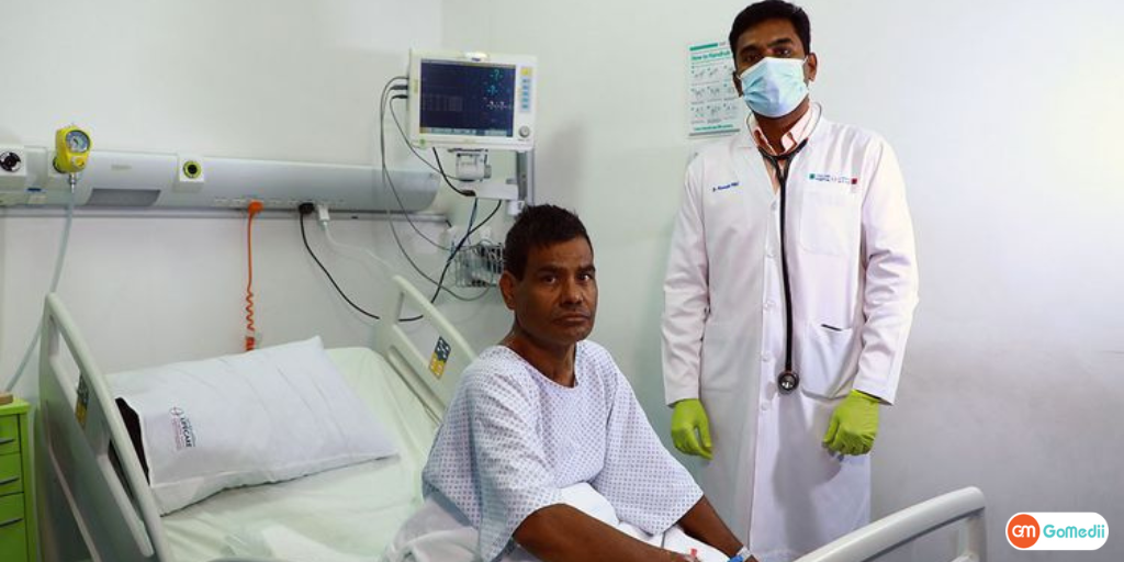 नंद किशोर ने डॉ अमित जैन से कराया पेट के ट्यूमर का इलाज - GoMedii