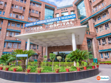 नी रिप्लेसमेंट के लिए नोएडा के अच्छे अस्पताल, शारदा अस्पताल, Sharda Hospital,